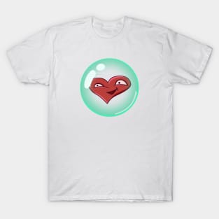 Cartoon Heart (in the Bubble) T-Shirt